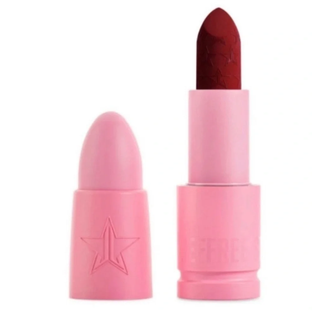DESIGNER BLOOD New in Box Jeffree Start Velvet Trap Lipstick Red Brown - Picture 4 of 6